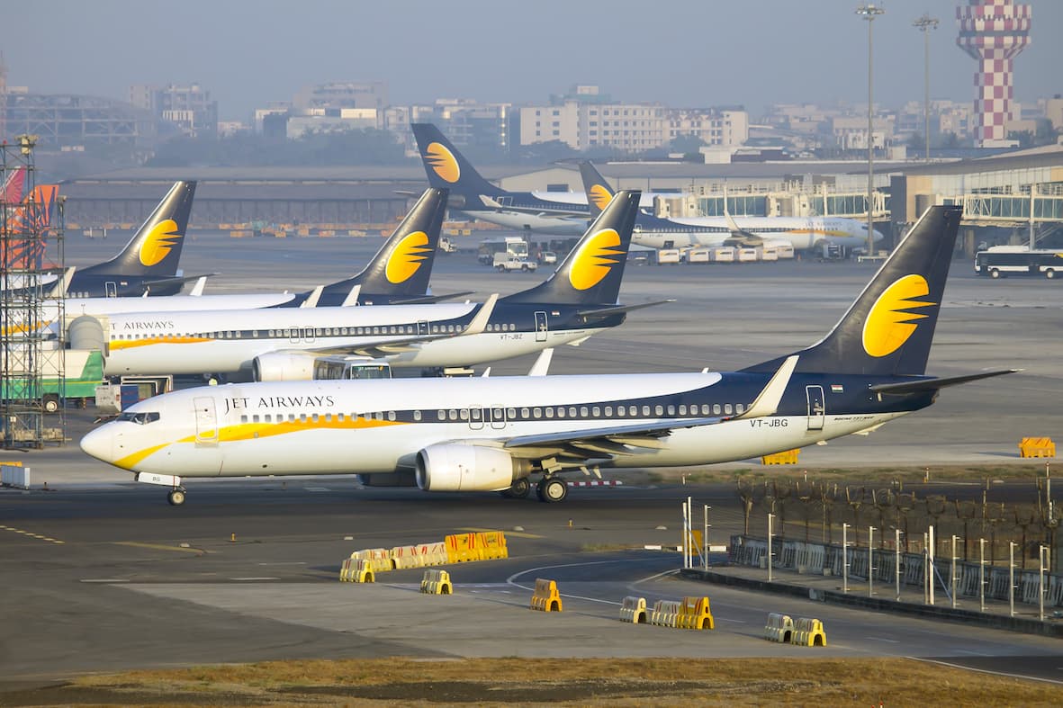 La compagnia aerea Jet Airways sull'orlo del precipizio