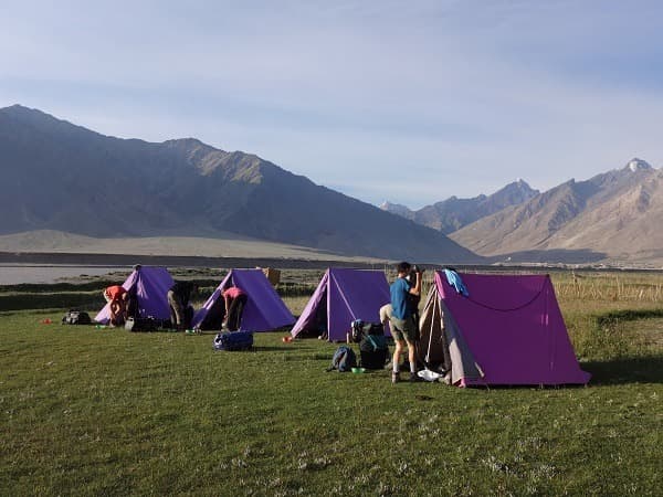 Campo attivo in India